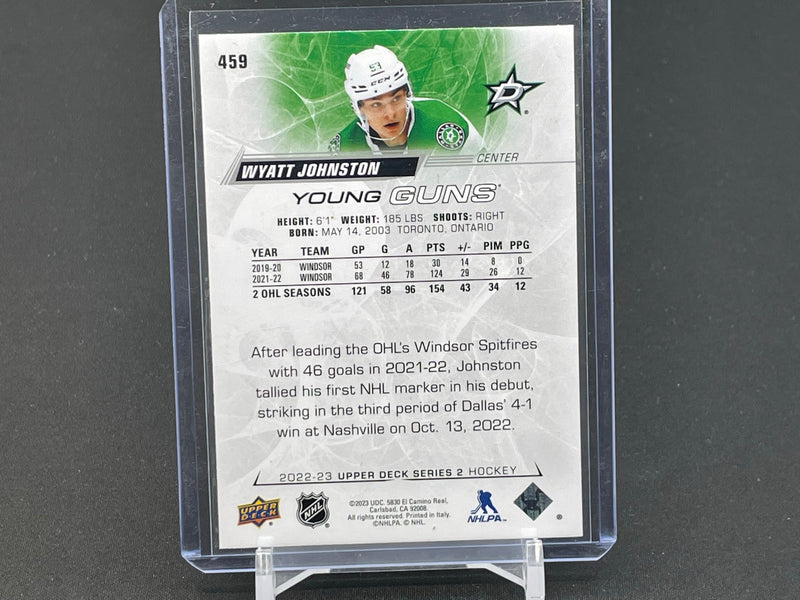 2022 UPPER DECK SERIES TWO - YOUNG GUNS - W. JOHNSTON -