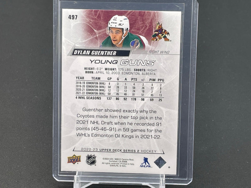 2022 UPPER DECK SERIES TWO - YOUNG GUNS - D. GUENTHER -
