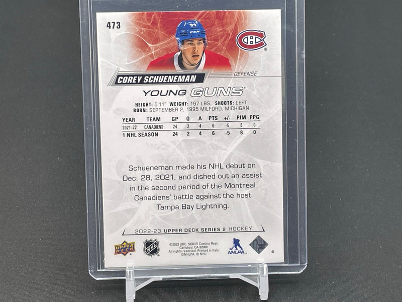 2022 UPPER DECK SERIES TWO - YOUNG GUNS - C. SCHUENEMAN -