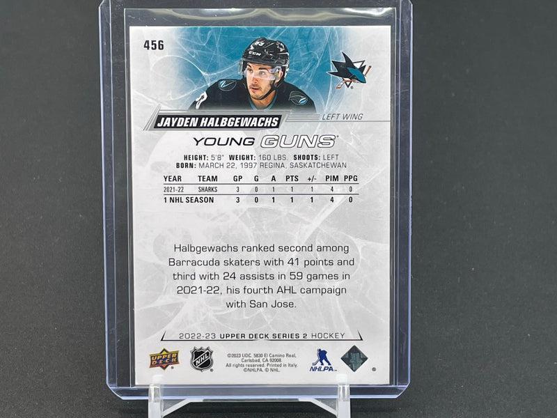 2022 UPPER DECK SERIES TWO - YOUNG GUNS - J. HALBGEWACHS -