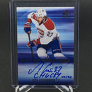 2015 UPPER DECK SP AUTHENTIC HOCKEY - SIGN OF THE TIMES - A. GALCHENYUK - #SOTT-AG - #'D/50 - INSCRIBED AUTOGRAPH "CHUCKY"