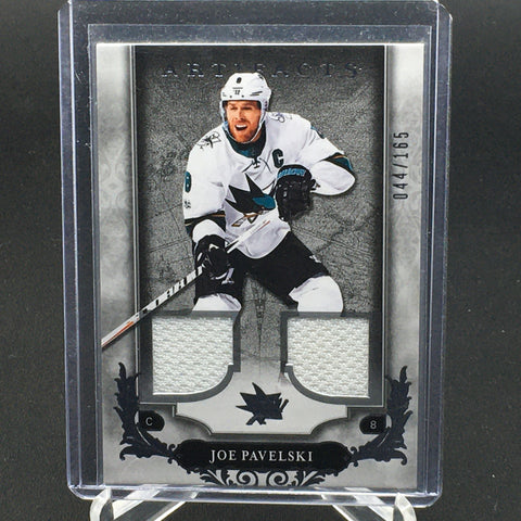 2018 UPPER DECK ARTIFACTS - J. PAVELSKI - #64 - #'D/165 - DUAL RELIC