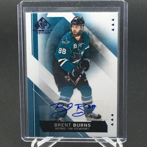 2015 UPPER DECK SP GAME USED - B. BURNS - #9 - AUTOGRAPH