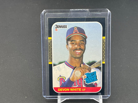 1987 DONRUSS - RATED ROOKIE - D. WHITE - #38 - RC