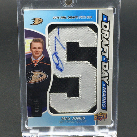 2017 UPPER DECK SP GAME USED - DRAFT DAY MARKS - M. JONES - #DDM-MJ - #'D/35 - RELIC - AUTOGRAPH