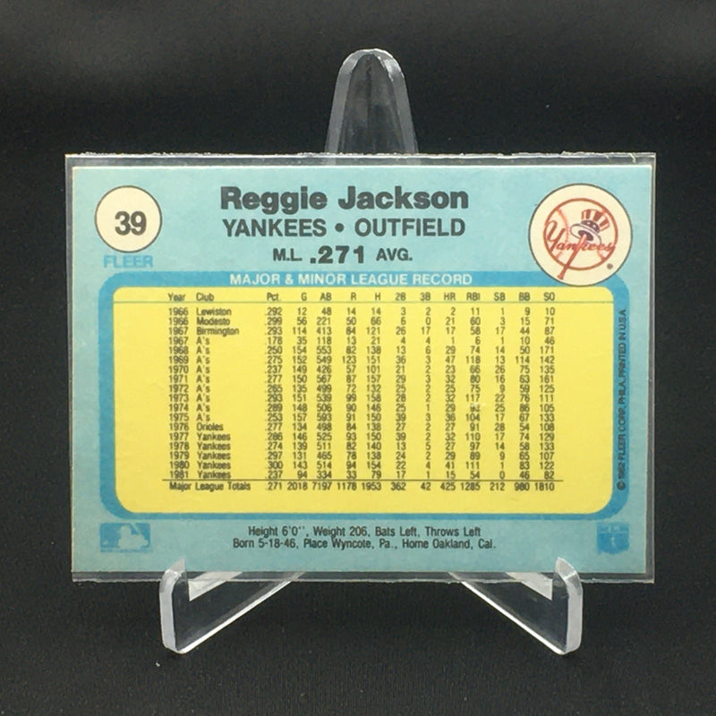 1982 FLEER - R. JACKSON -