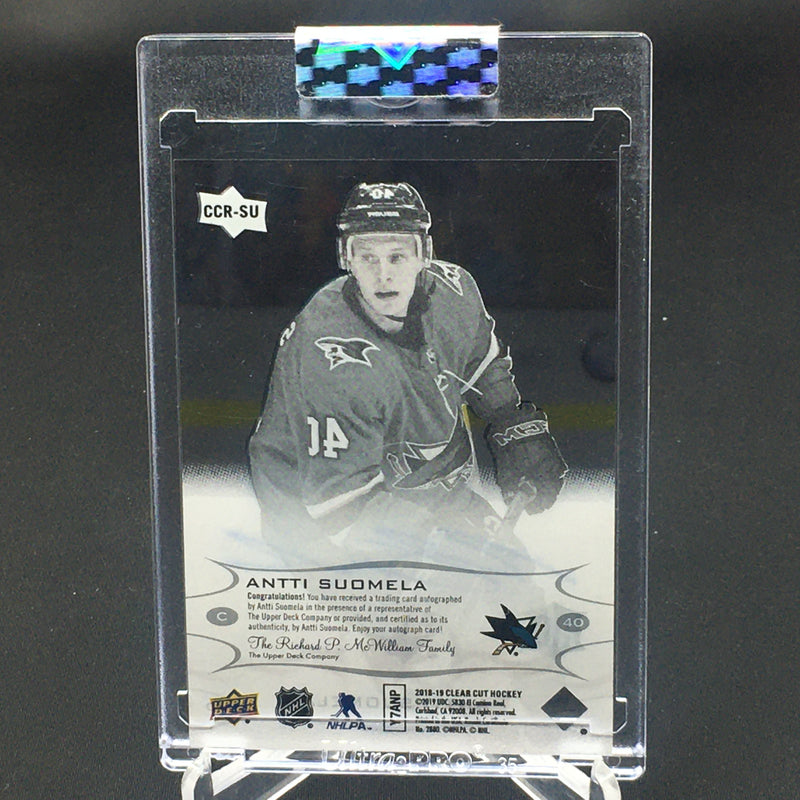 2018 UPPER DECK CLEAR CUT - A. SUDMELA -