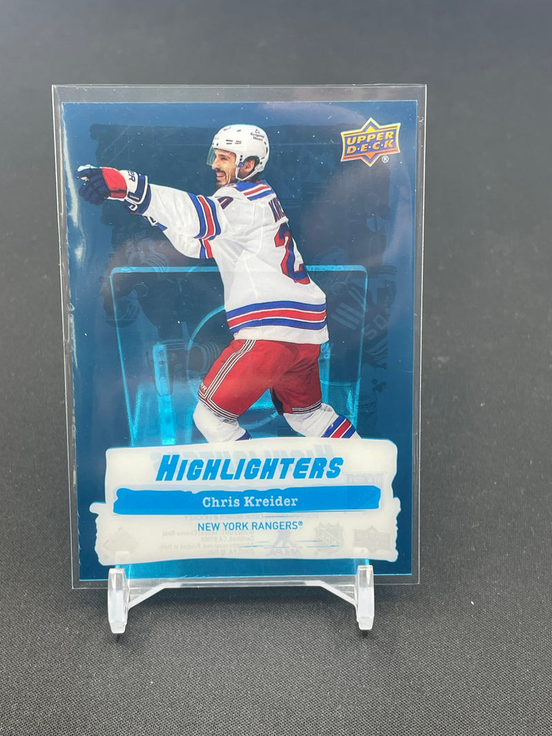 2022 UPPER DECK SERIES TWO - BLUE HIGHLIGHTERS - C. KREIDER -