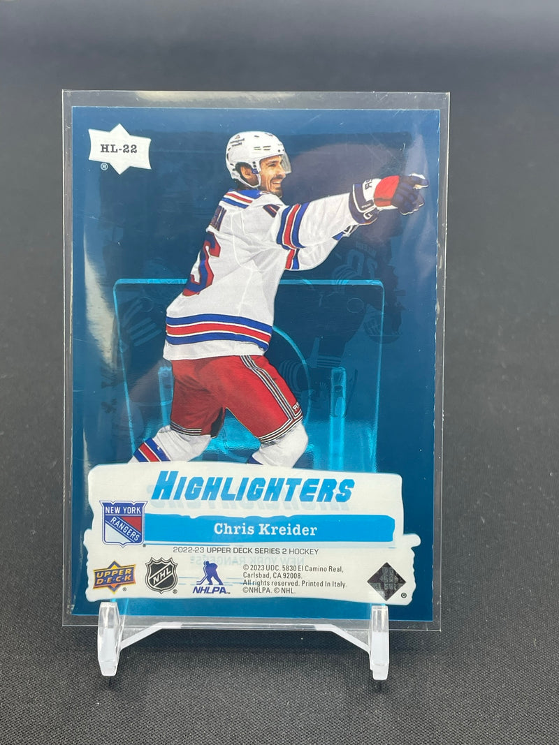 2022 UPPER DECK SERIES TWO - BLUE HIGHLIGHTERS - C. KREIDER -