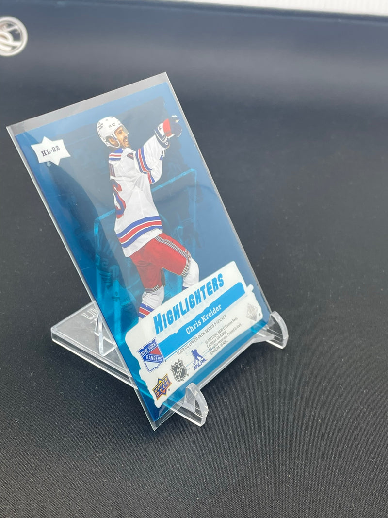 2022 UPPER DECK SERIES TWO - BLUE HIGHLIGHTERS - C. KREIDER -