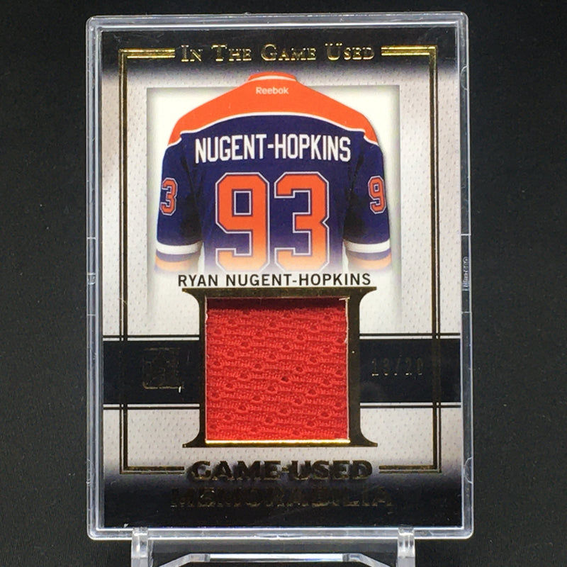 2016 LEAF IN THE GAME USED - GAME USED MEMORABILIA - N. HOPKINS - #GU-27 - #'D/20 - JERSEY