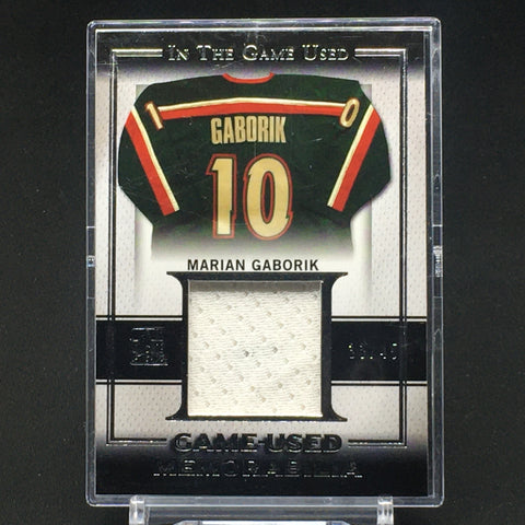 2016 LEAF IN THE GAME USED - GAME USED MEMORABILIA - M. GABORIK - #GU-15 - #'D/45 - JERSEY