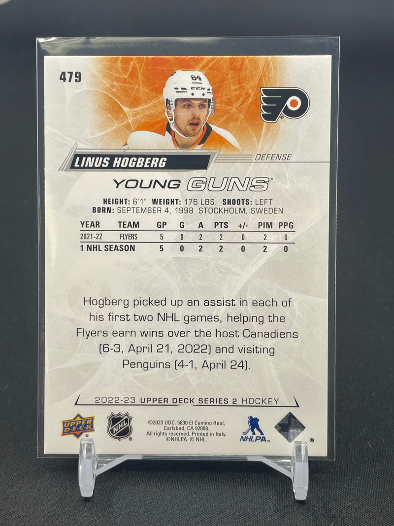 2022 UPPER DECK SERIES TWO - YOUNG GUNS - L. HOGBERG -