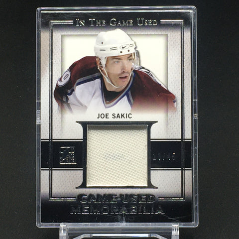 2016 LEAF IN THE GAME USED - GAME USED MEMORABILIA - J. SAKIC - #GU-10 - #'D/45 - JERSEY