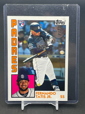 2019 TOPPS BOX TOPPER - JUMBO - 35TH ANNIVERSARY - F. TATIS JR. - #84BT-21 - RC