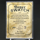 2016 LEAF IN THE GAME USED HOCKEY - SUPER SWATCH - E. BELFOUR - #SS-14 - #'D/45 - JUMBO JERSEY