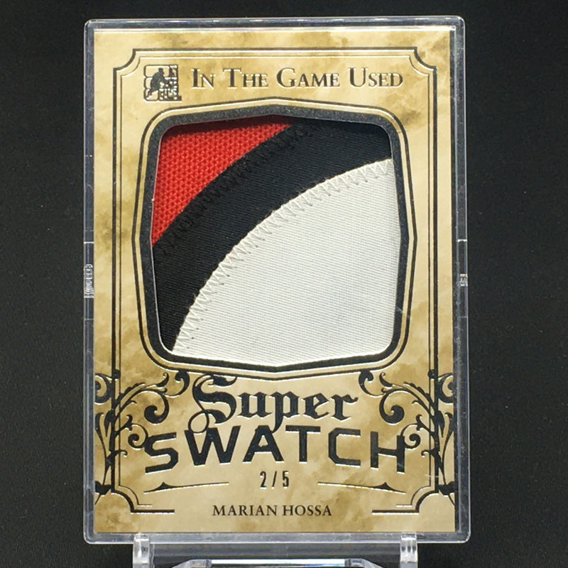 2016 LEAF IN THE GAME USED HOCKEY - SUPER SWATCH - M. HOSSA -