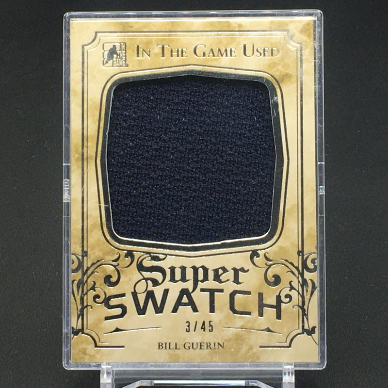 2016 LEAF IN THE GAME USED HOCKEY - SUPER SWATCH - B. GUERIN - #SS-04 - #'D/45 - JUMBO JERSEY