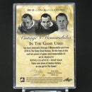 2016 LEAF IN THE GAME USED HOCKEY - VINTAGE 3 MEMORBILIA - A. BAILEY/ R. CLANCY/ H. DAY - #VM3-05 - #'D/1 - MEMORABILIA