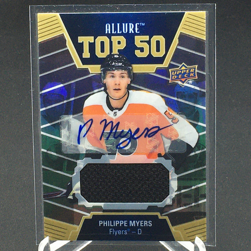 2019 UPPER DECK ALLURE - TOP 50 - P. MYERS - #T50-41 - #'D/25 - AUTOGRAPH - JERSEY