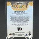 2019 UPPER DECK ALLURE - TOP 50 - P. MYERS - #T50-41 - #'D/25 - AUTOGRAPH - JERSEY