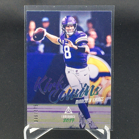 2019 PANINI LUMINANCE - GOLD - K. COUSINS - #70 - #'D/275