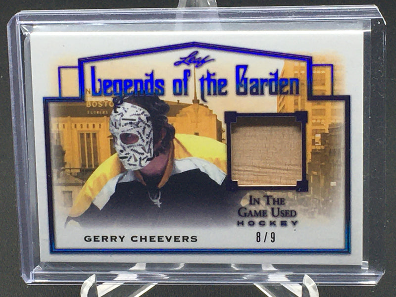 2019 LEAF IN THE GAME USED - LEGENDS OF THE GARDEN - G. CHEEVERS - #LOTG-08 - #'D/9 - STADIUM SEAT