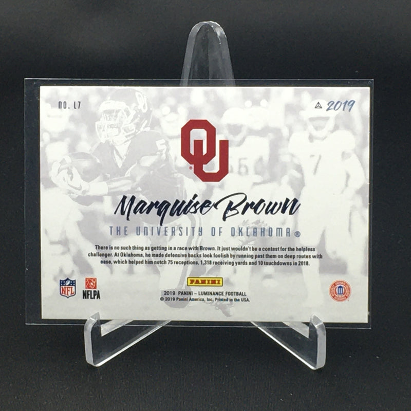 2019 PANINI LUMINANCE - ROOKIE - M. BROWN -