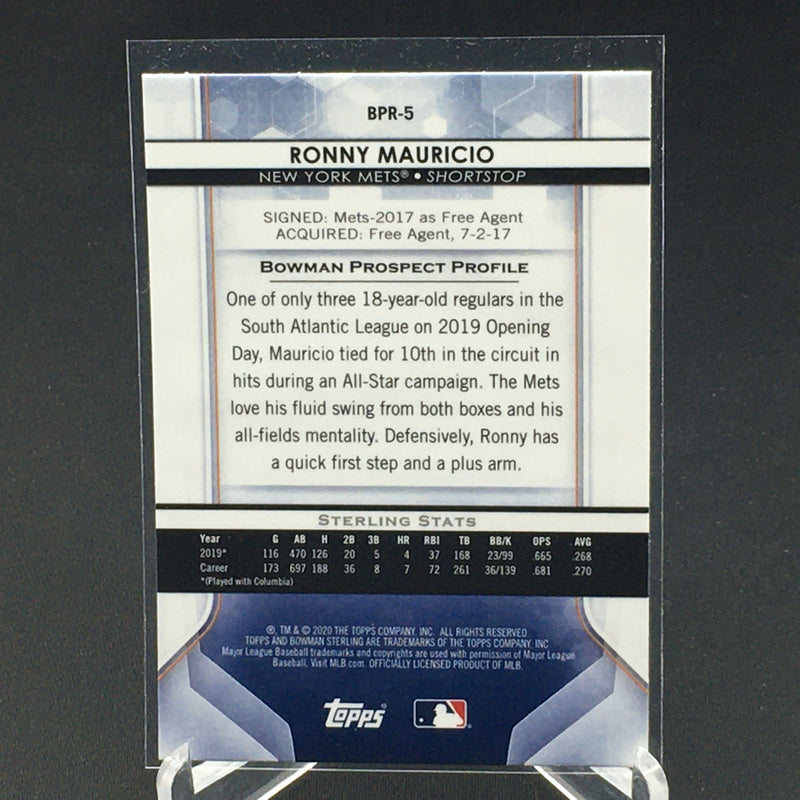2020 TOPPS BOWMAN STERLING - R. MAURICIO -