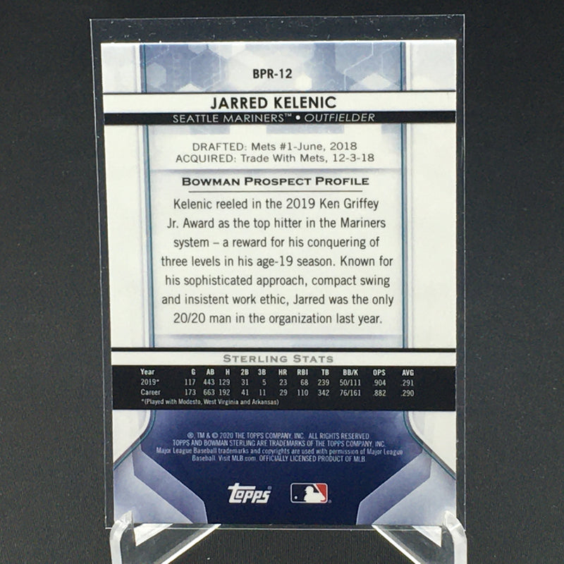 2020 TOPPS BOWMAN STERLING - J. KELENIC -
