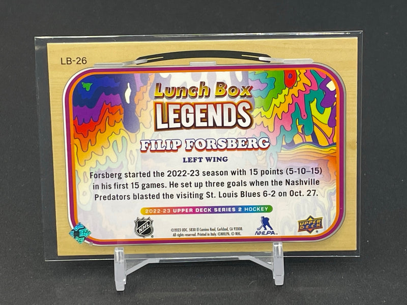 2022 UPPER DECK SERIES TWO - GOLD - LUNCH BOX LEGENDS - F. FORSBERG -