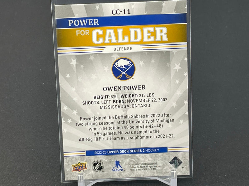 2022 UPPER DECK SERIES TWO - GOLD - CALDER CANDIDATES - O. POWER -