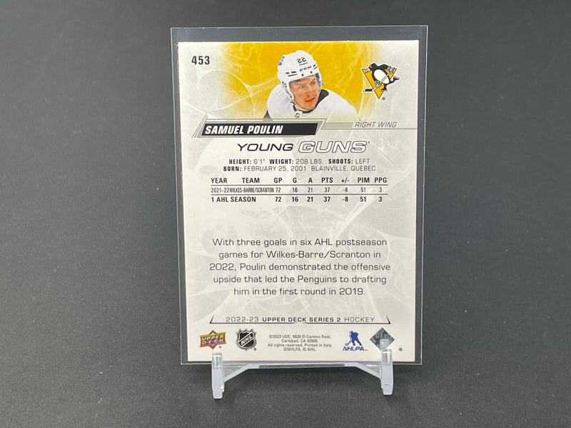 2022 UPPER DECK SERIES TWO - YOUNG GUNS - S. POULIN -