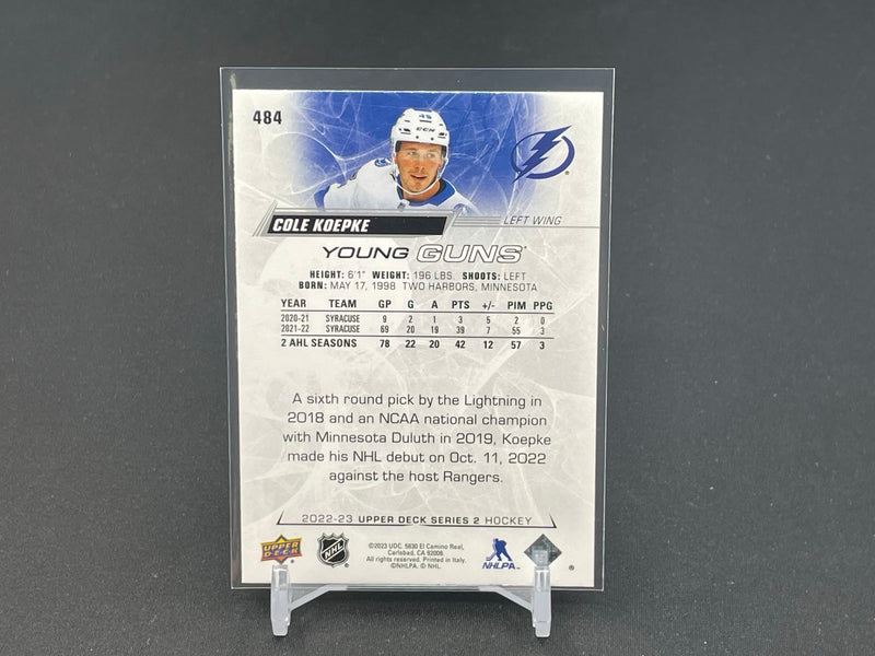 2022 UPPER DECK SERIES TWO - YOUNG GUNS - C. KOEPKE -