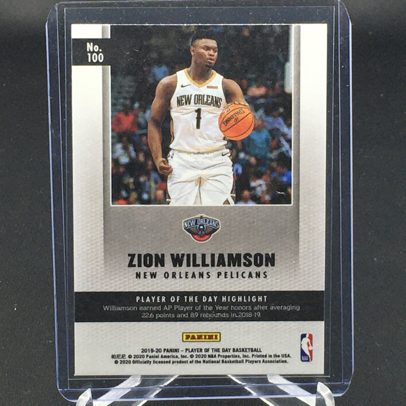 2019 PANINI PLAYER OF THE DAY HIGHLIGHT - FOIL - Z. WILLIAMSON -