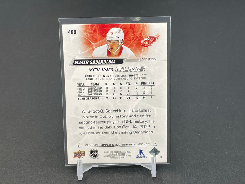 2022 UPPER DECK SERIES TWO - YOUNG GUNS - E. SODERBLOM -