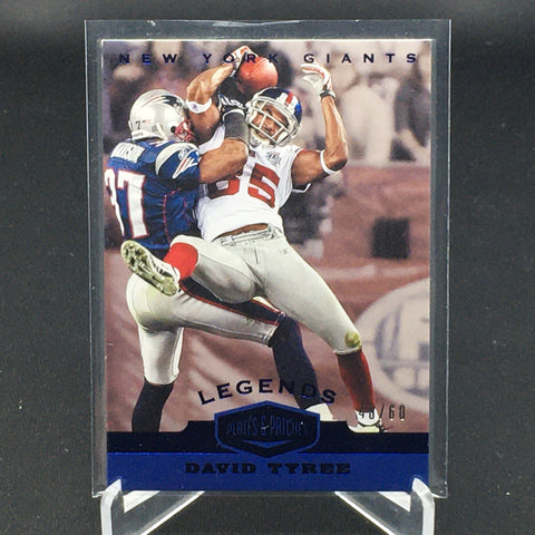 2019 PANINI PLATES & PATCHES - BLUE - D. TYREE - #155 - #'D/60