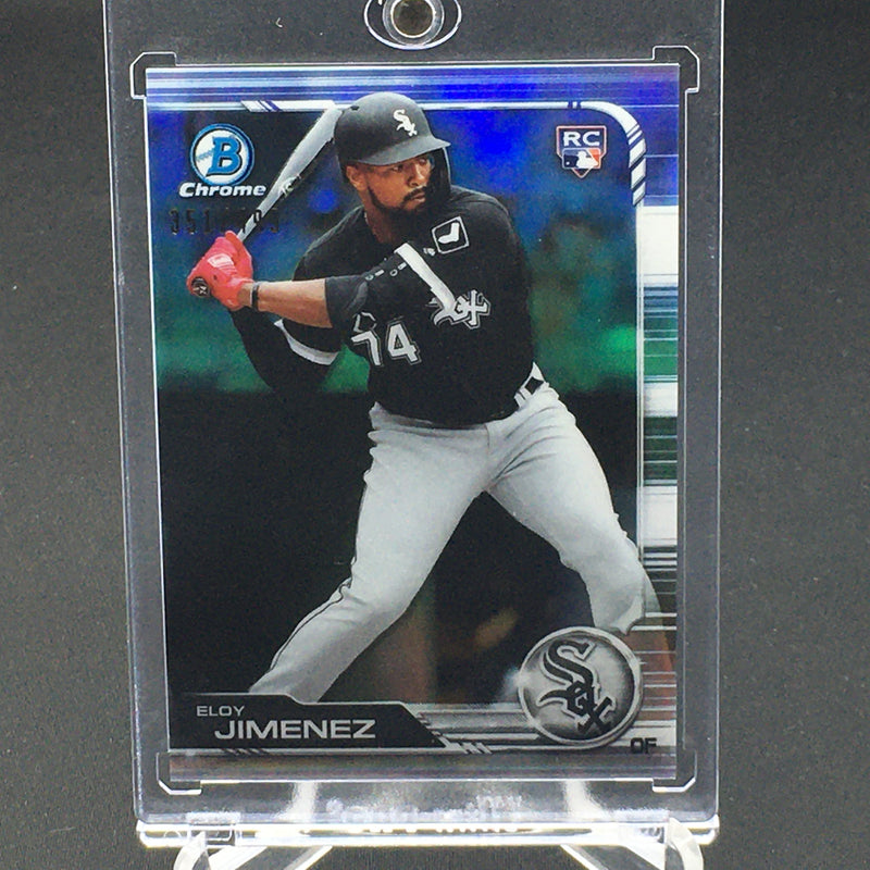2019 TOPPS BOWMAN CHROME - E. JIMENEZ - #81 - #'D/499 - REFRACTOR - RC