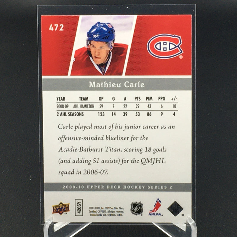 2009 UPPER DECK SERIES TWO - YOUNG GUNS - M. CARLE -