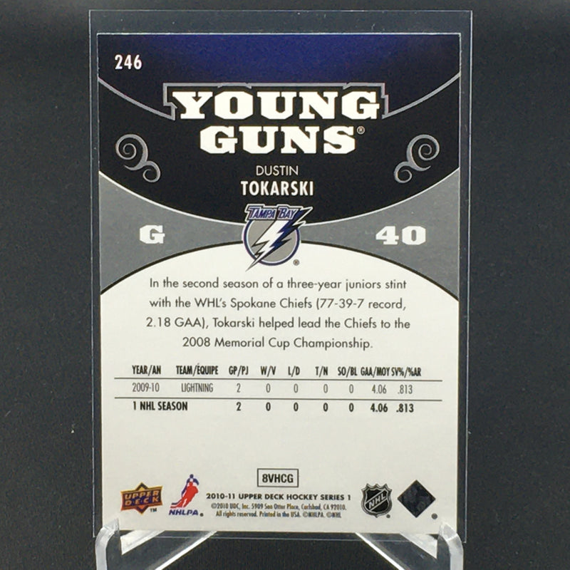 2010 UPPER DECK SERIES ONE - YOUNG GUNS - D. TOKARSKI -