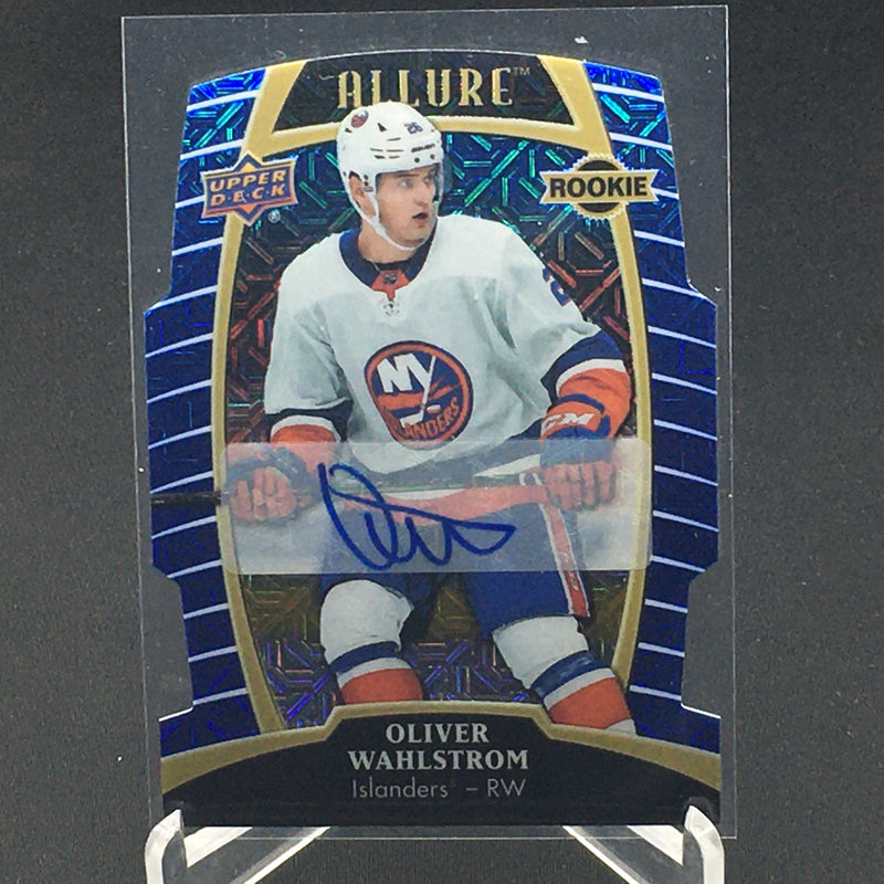 2019 UPPER DECK ALLURE - BLUE LINE AUTO - O. WAHLSTROM - #98 - #'D/35 - AUTOGRAPH - RC