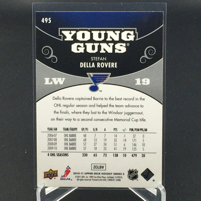 2010 UPPER DECK SERIES TWO- YOUNG GUNS - S. DELLA ROVERE -