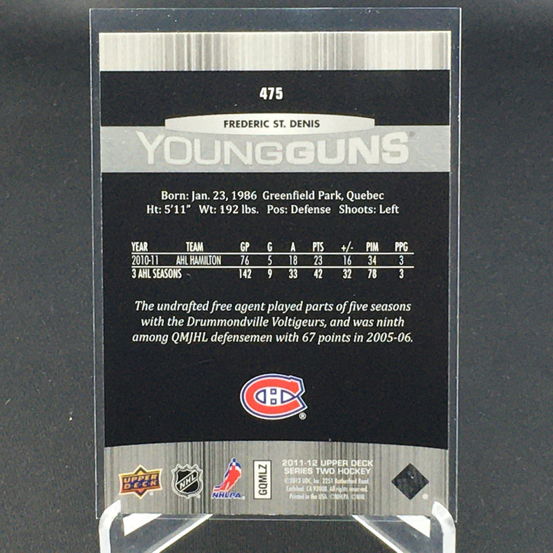 2011 UPPER DECK SERIES TWO - YOUNG GUNS - F. ST. DENIS -