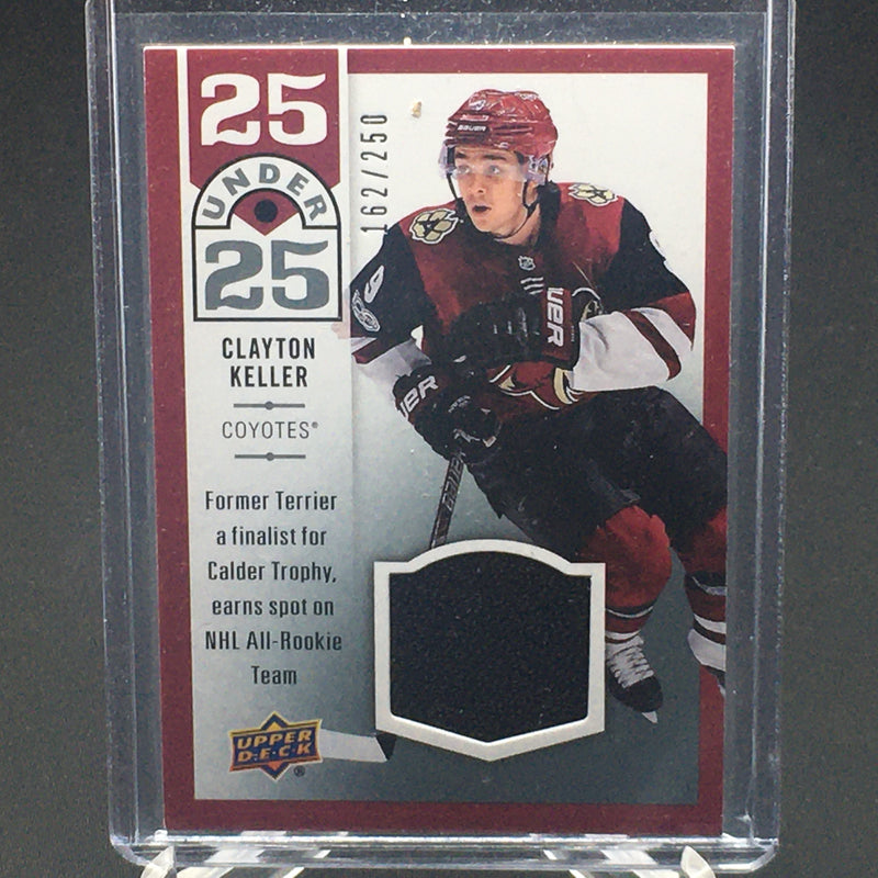2018 UPPER DECK SERIES ONE - UNDER 25 - C. KELLER - #U25-21 - #'D/250 - JERSEY