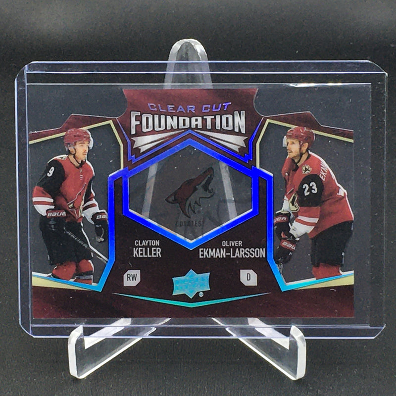 2019 UPPER DECK SERIES ONE - CLEAR CUT FOUNDATION - C. KELLER/ O. EKMAN-LARSSON -