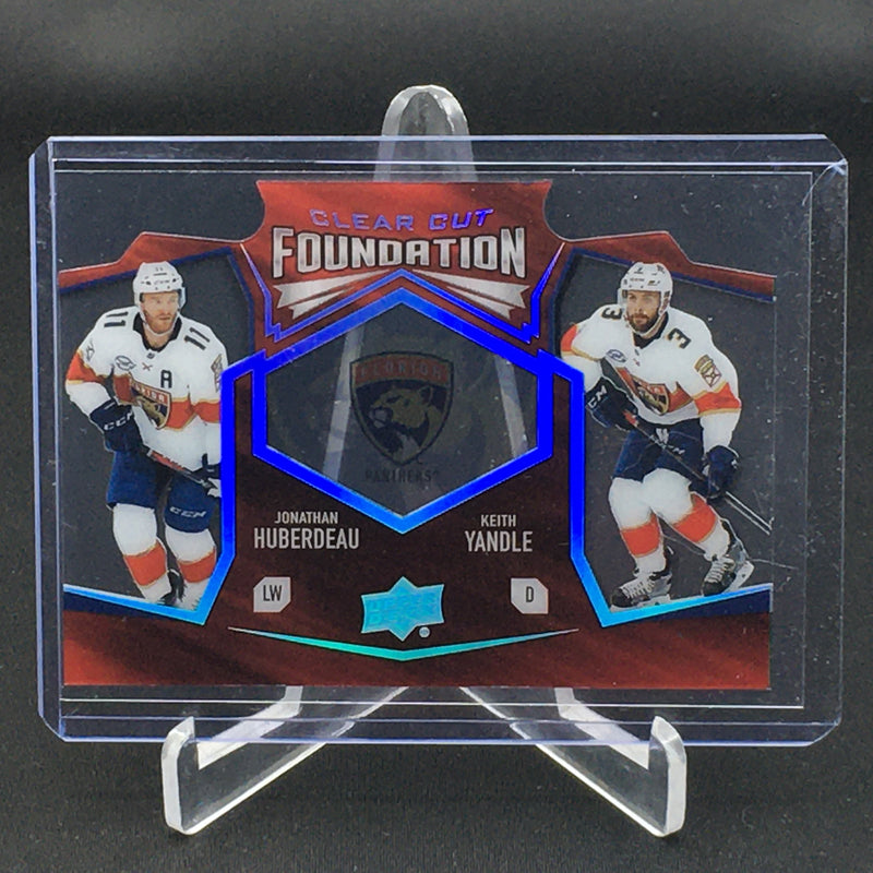 2019 UPPER DECK SERIES ONE - CLEAR CUT FOUNDATION - J. HUBERDEAU/ K. YANDLE -
