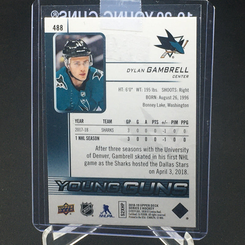 2018 UPPER DECK SERIES TWO - YOUNG GUNS - D. GAMBRELL -