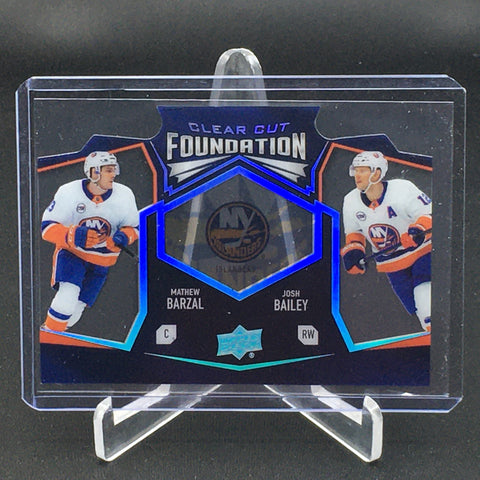 2019 UPPER DECK SERIES ONE - CLEAR CUT FOUNDATION - M. BARZAL/ J. BAILEY - #CCF-4