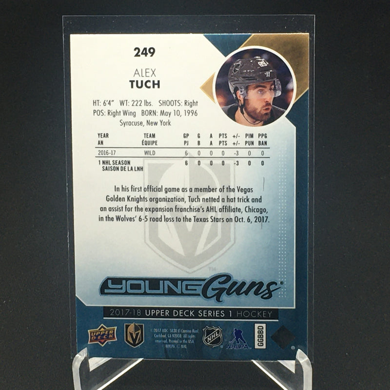 2017 UPPER DECK SERIES ONE - YOUNG GUNS - A. TUCH -