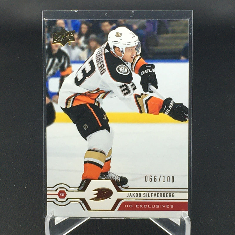 2019 UPPER DECK SERIES ONE - UD EXCLUSIVES - J. SILFVERBERG - #177 - #'D/100